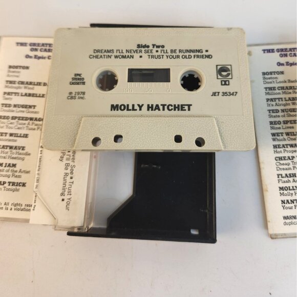 Molly Hatchet Lot Of 2 Cassette Tapes - Self-Titled & Flirtin With Disaster - Picture 4 of 13